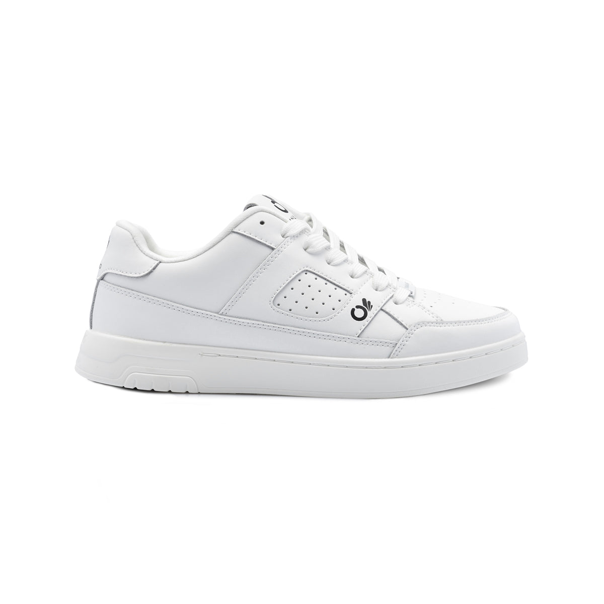 White Low Leather dettaglio