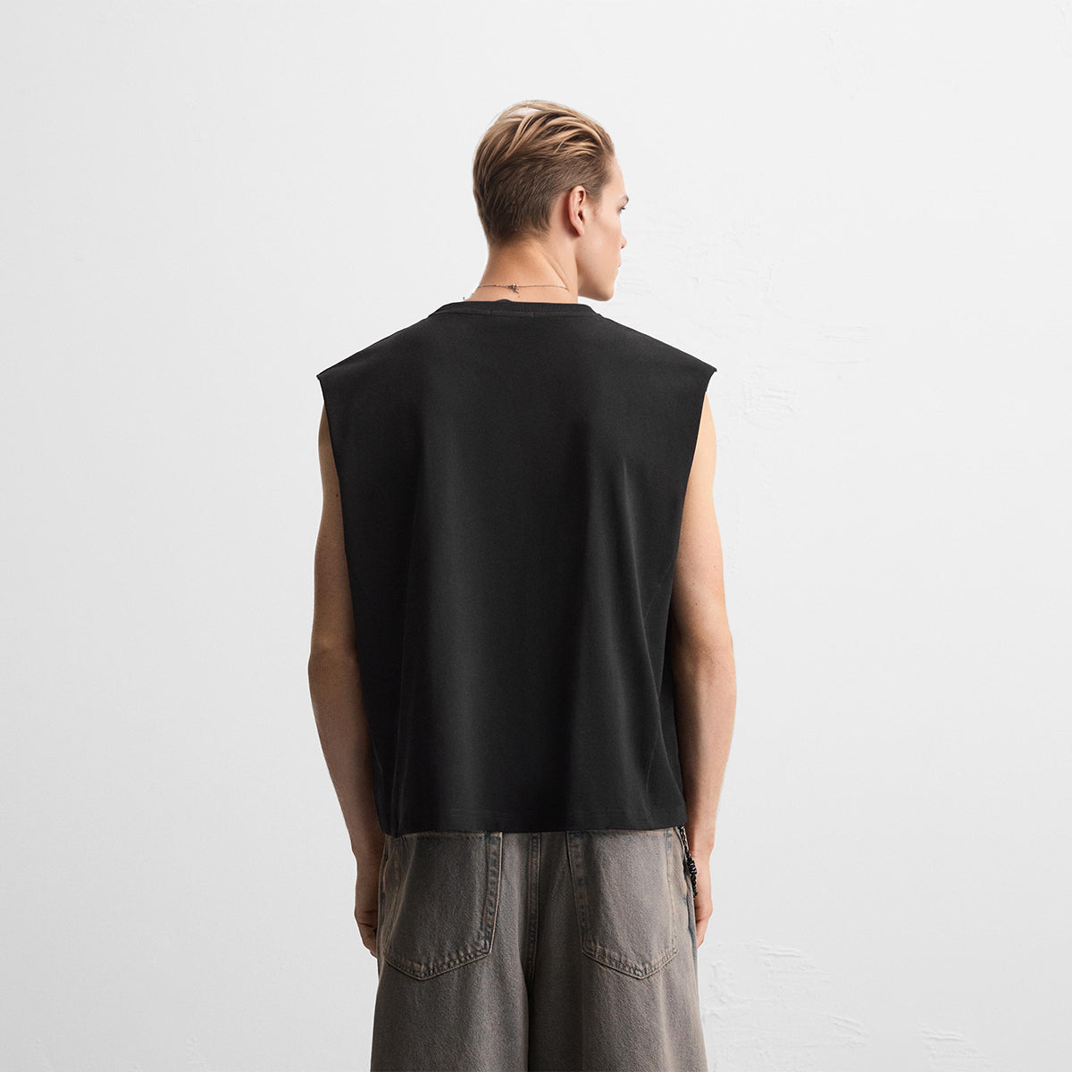 Canotta Oversize Cropped — Graffiti Tag