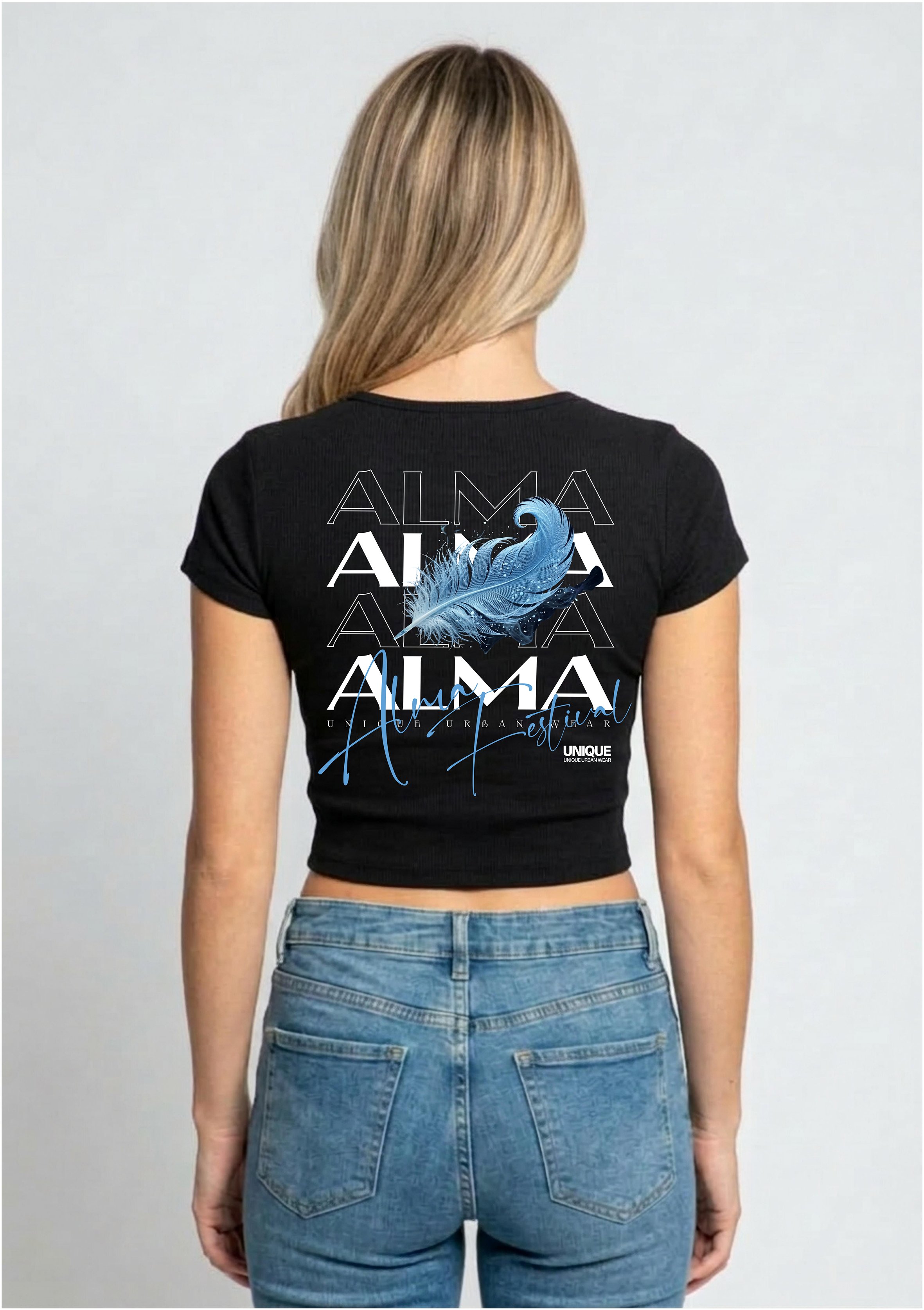 T-shirt Crop Top Alma - Bachata & Kizomba Festival