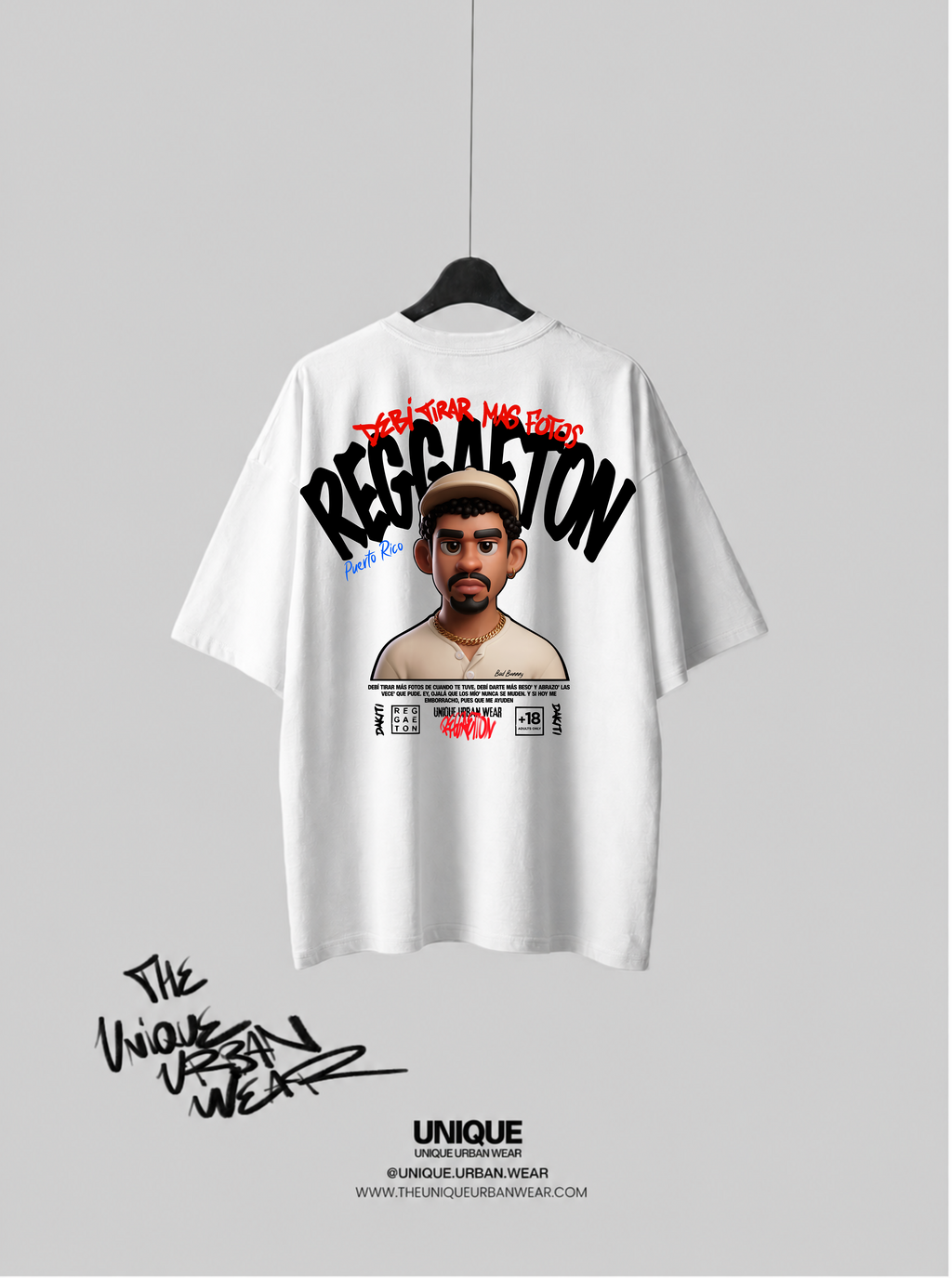 T-shirt Oversize Bad Bunny - Debí tirar más fotos