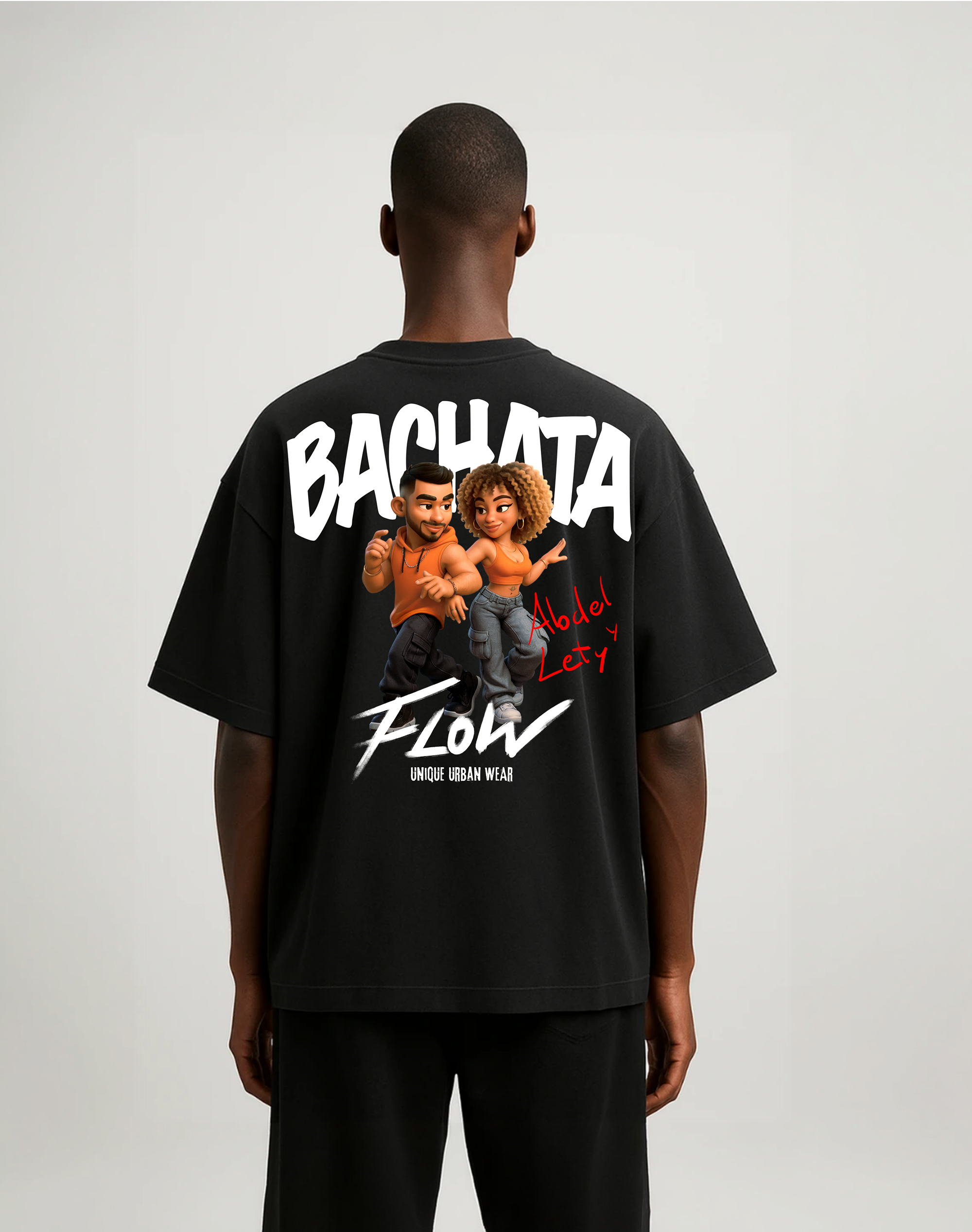T-shirt Oversize - Abdel y Lety