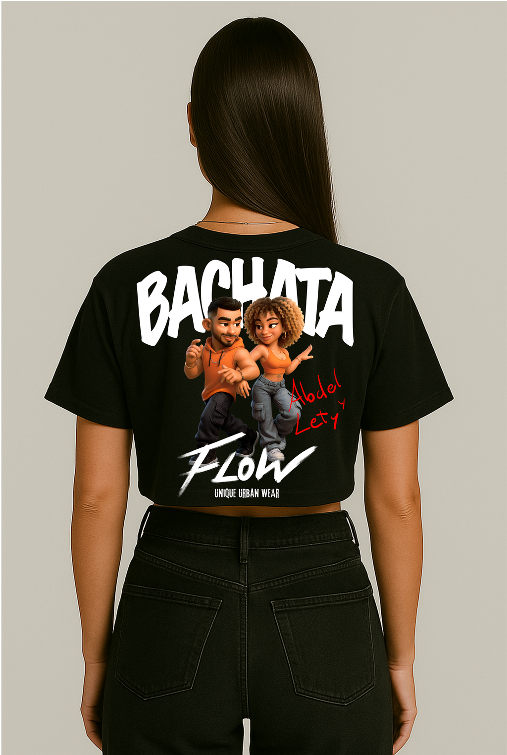 T-shirt Crop - Abdel y Lety