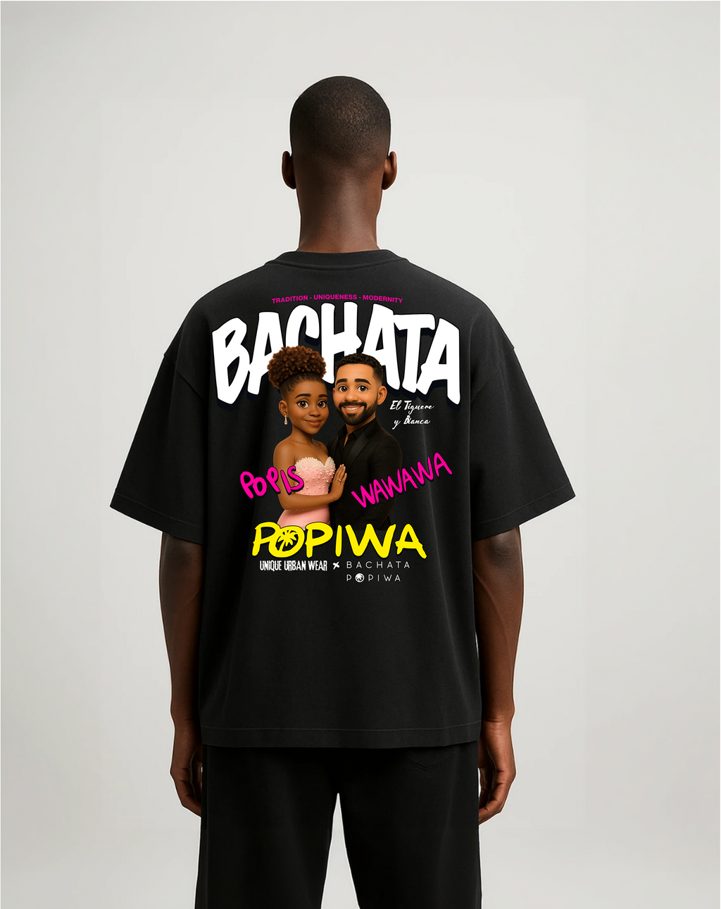 T-shirt El Tiguere y Bianca - Bachata Popiwa
