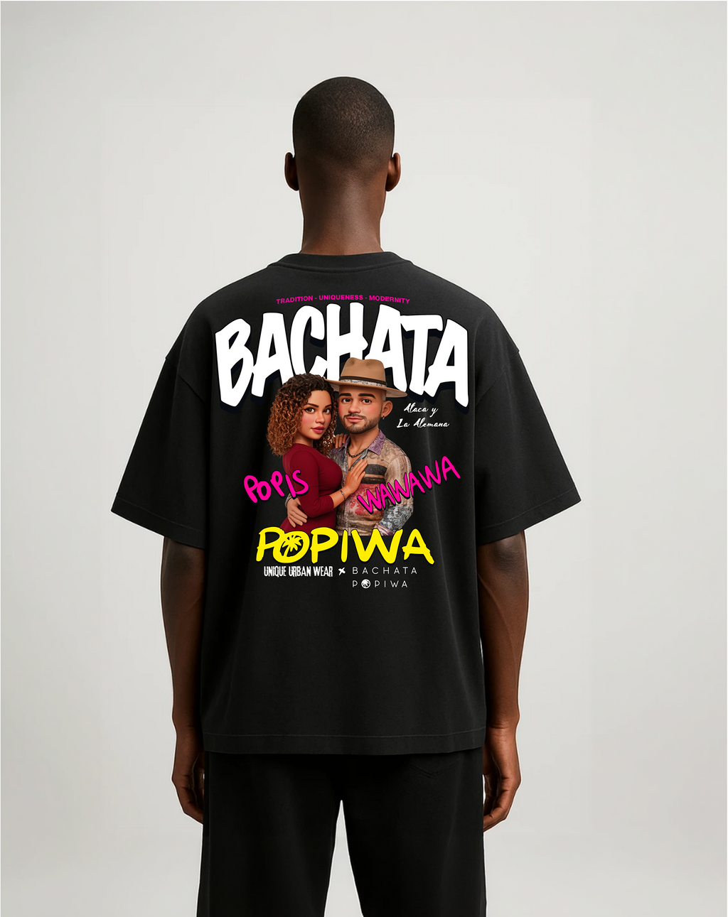 T-shirt Ataca y La Alemana - Bachata Popiwa