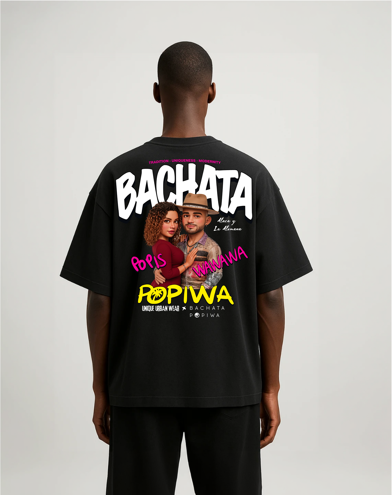 T-shirt Ataca y La Alemana - Bachata Popiwa