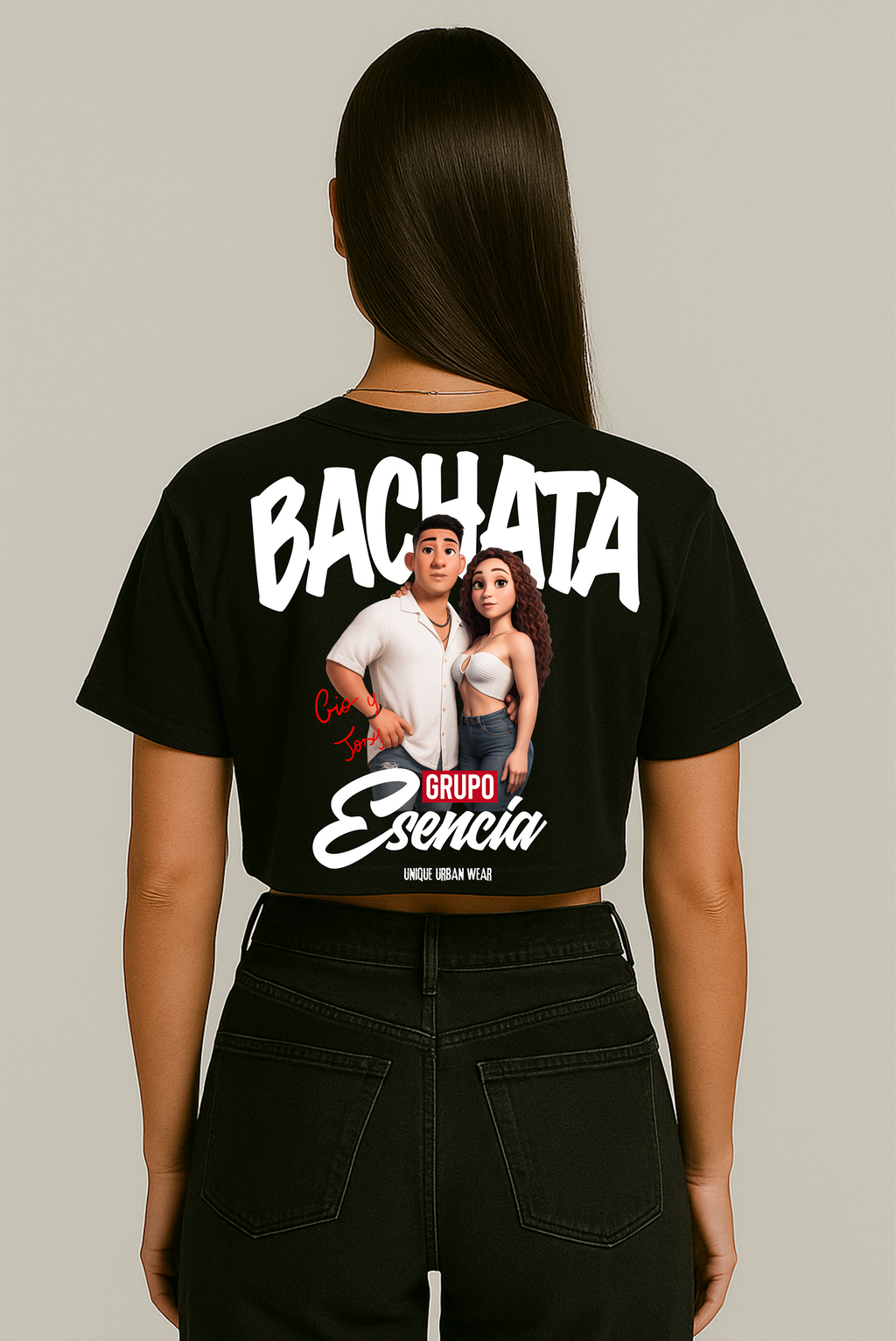 T-shirt Crop Gio y Josy