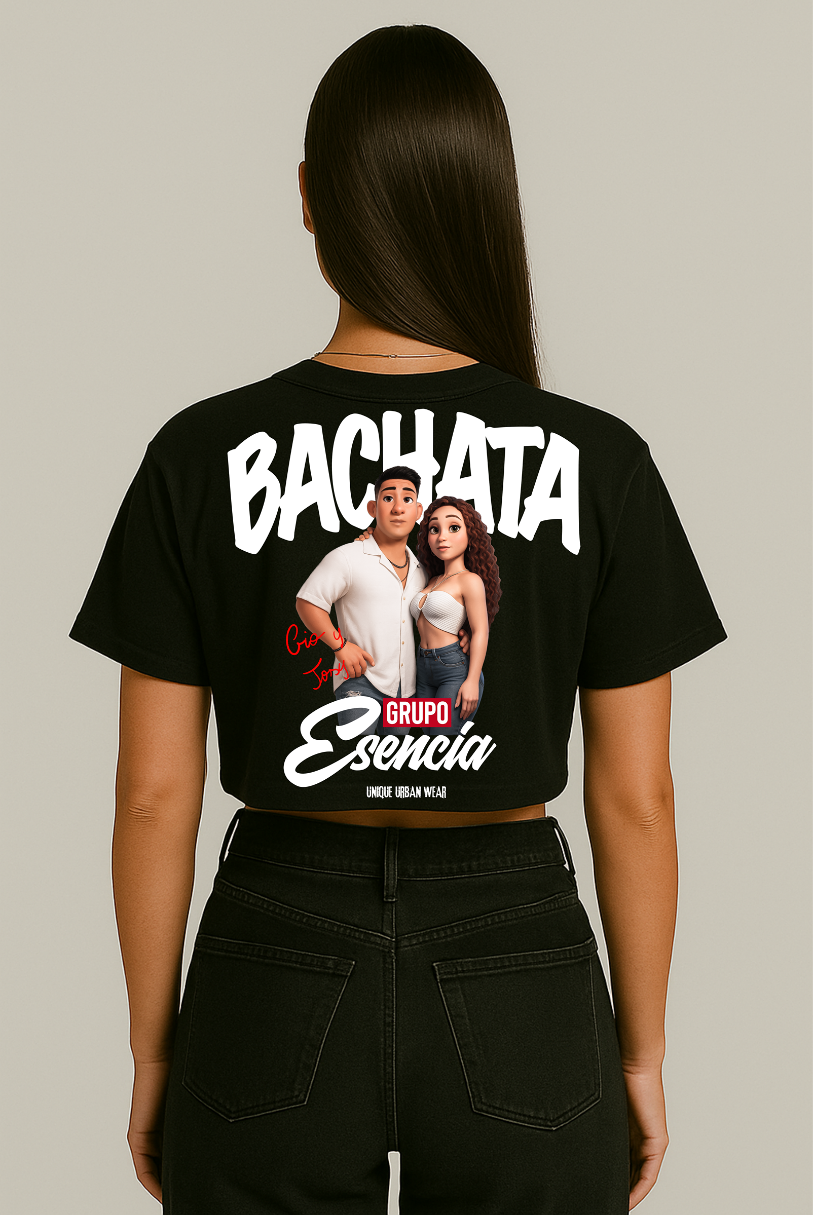 T-shirt Crop Gio y Josy