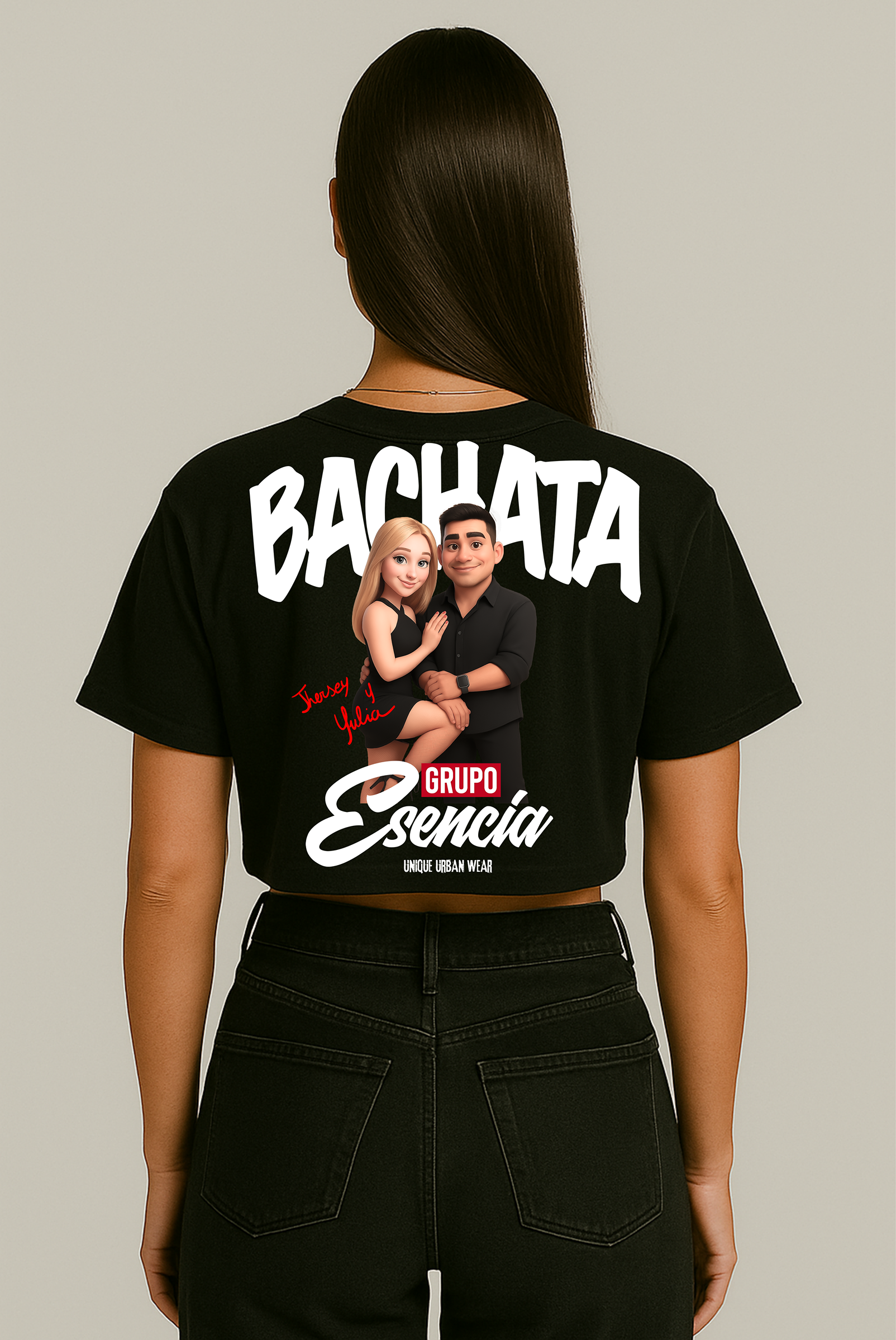 T-shirt Crop Yulia y Jhersy