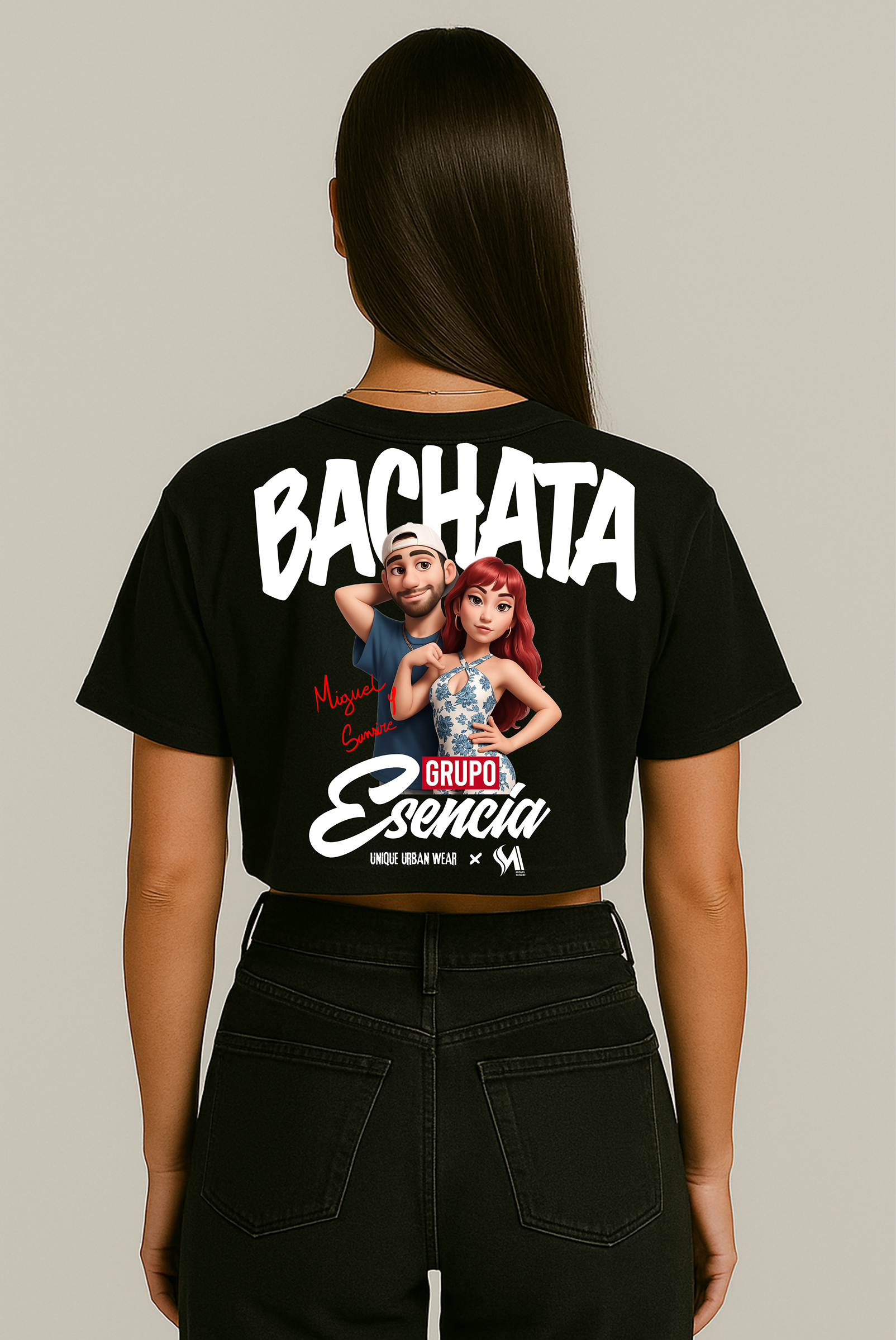 T-shirt Crop Miguel y Sunsire