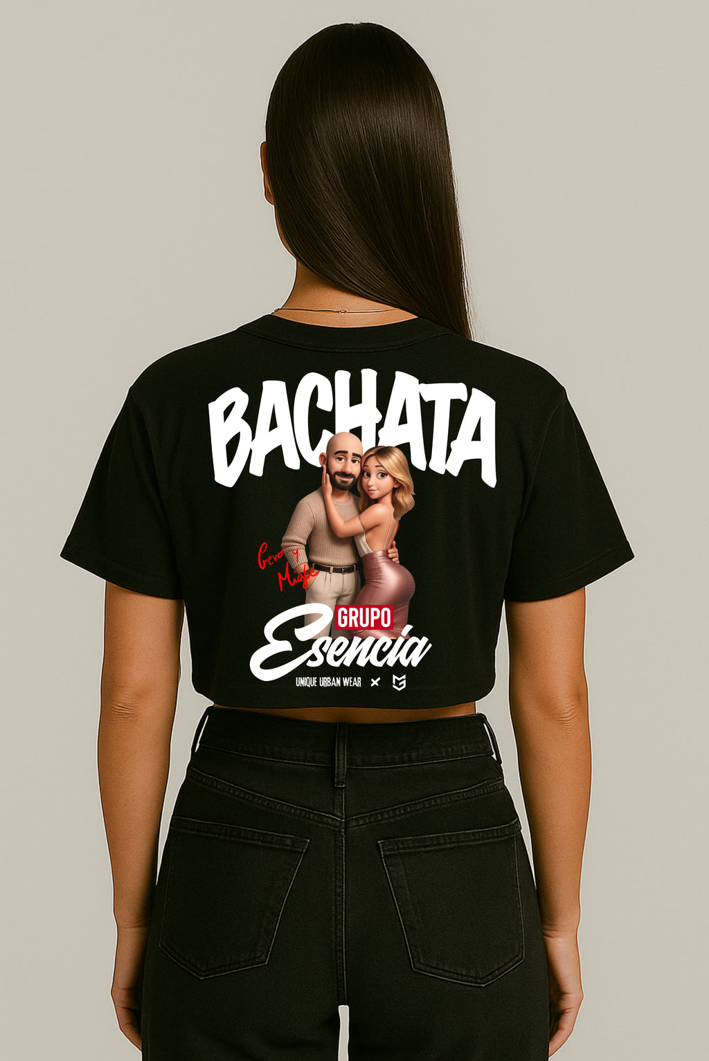 T-shirt Crop Gero y Migle