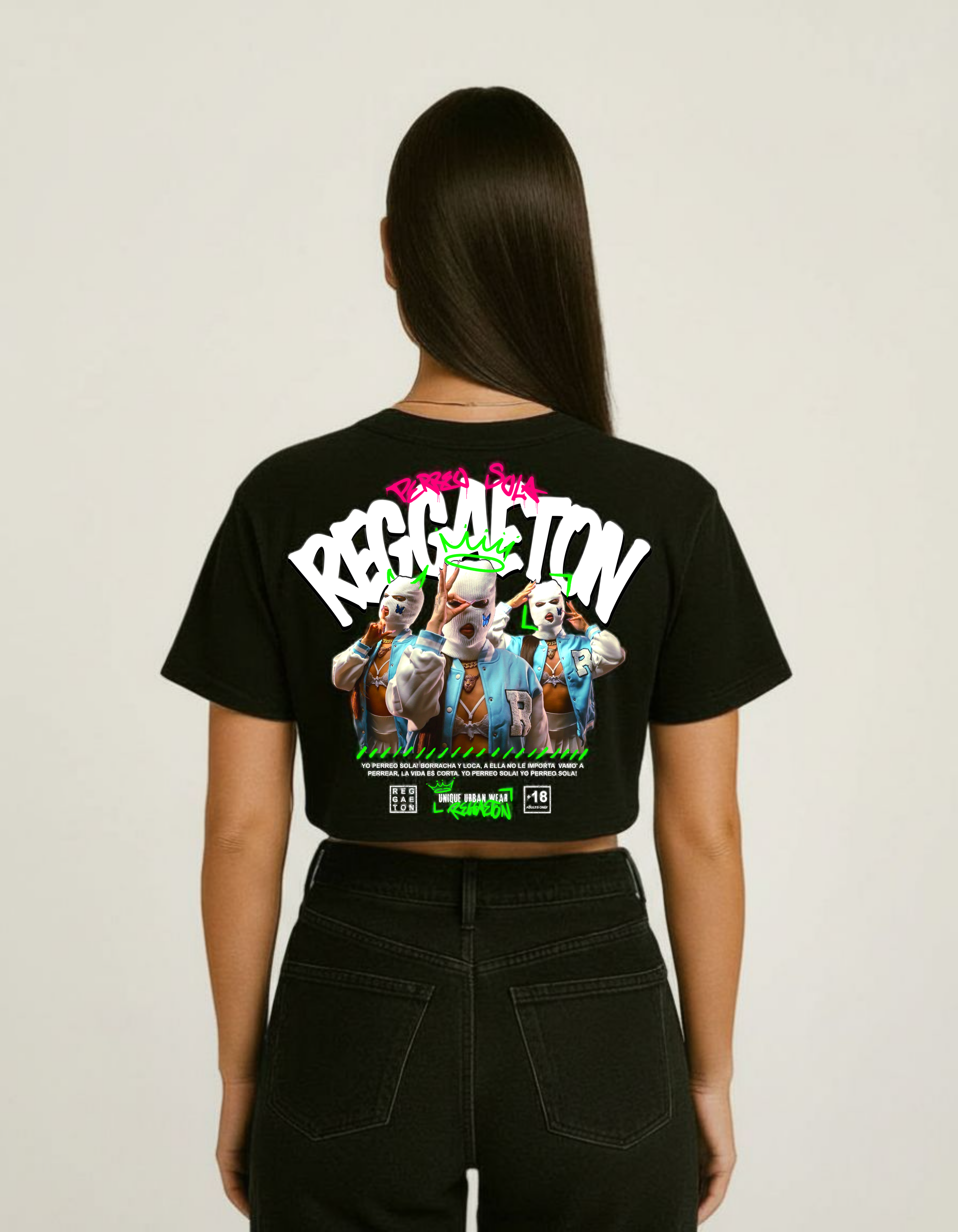T-shirt Reggaeton - Perreo Sola