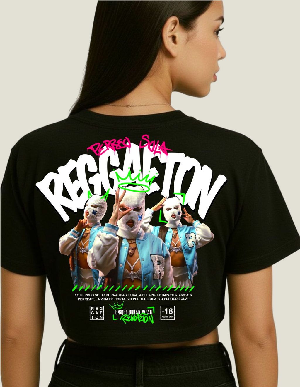 Camiseta de reggaetón - Perreo Sola
