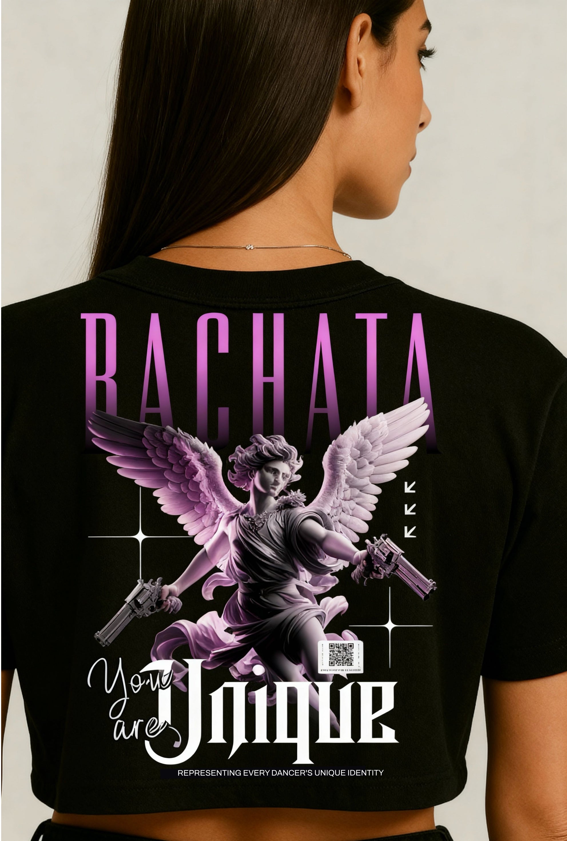 T-shirt Crop Bachata Unique Angel