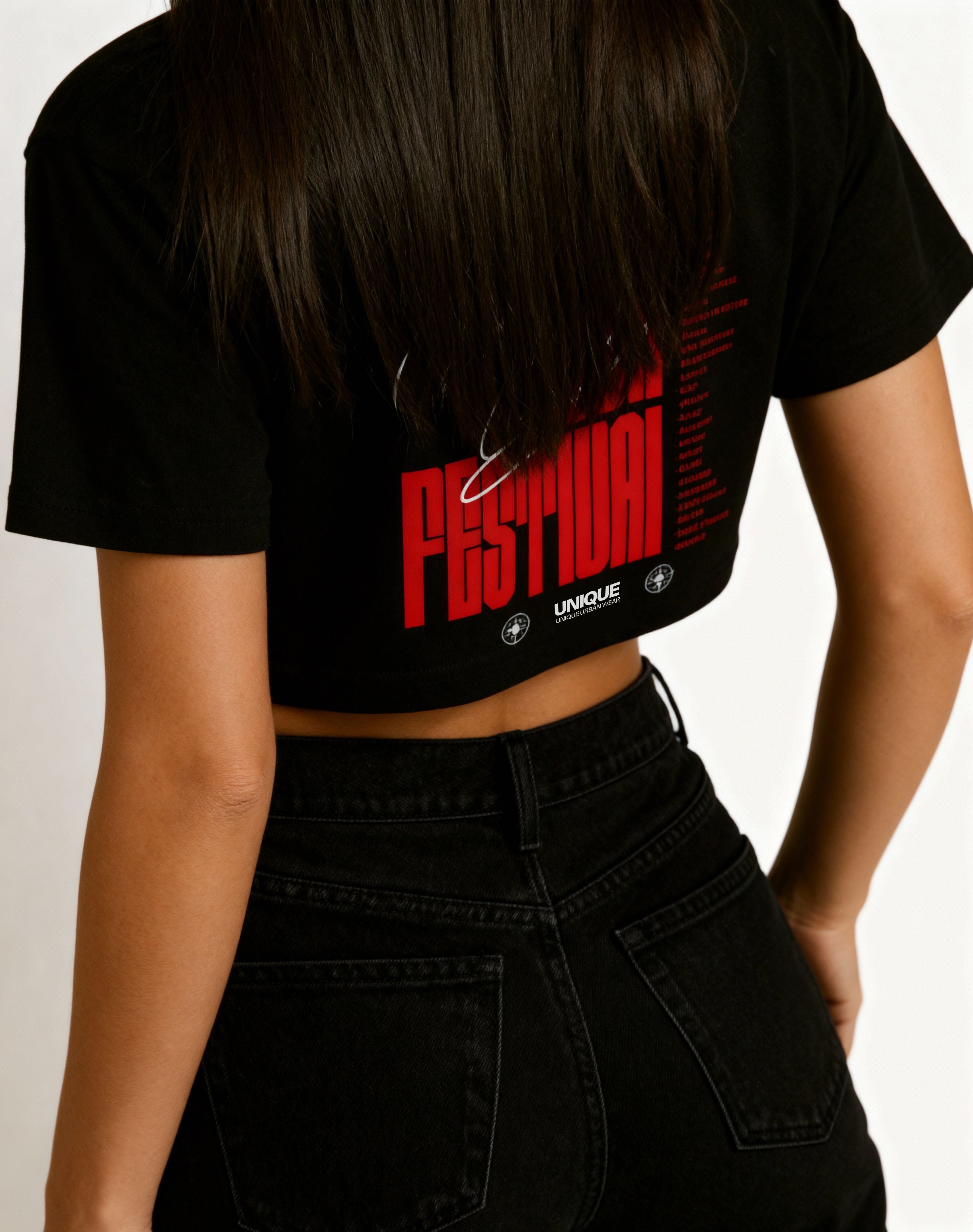 T-Shirt Crop top A TODA CUBA
