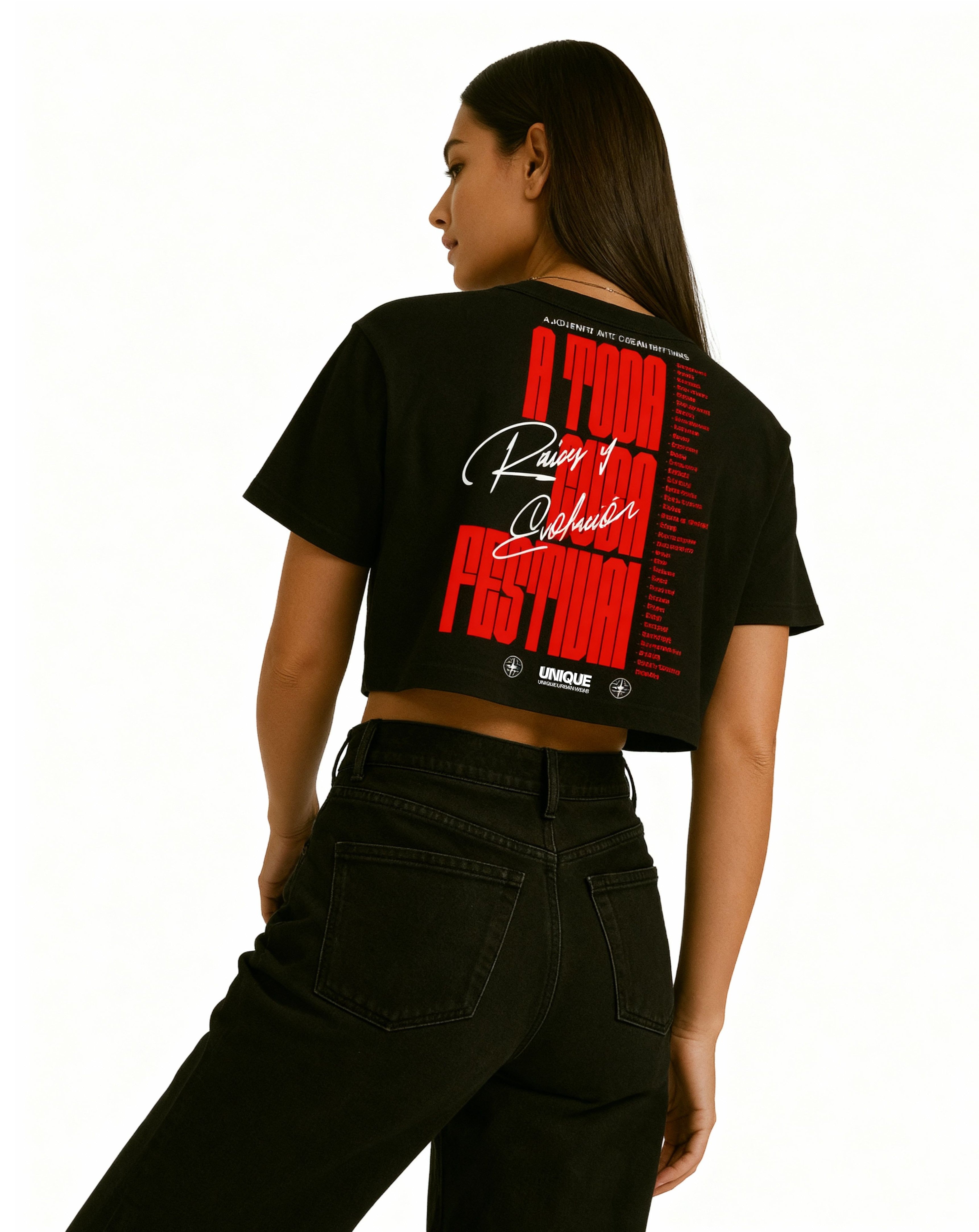 T-Shirt Crop top A TODA CUBA