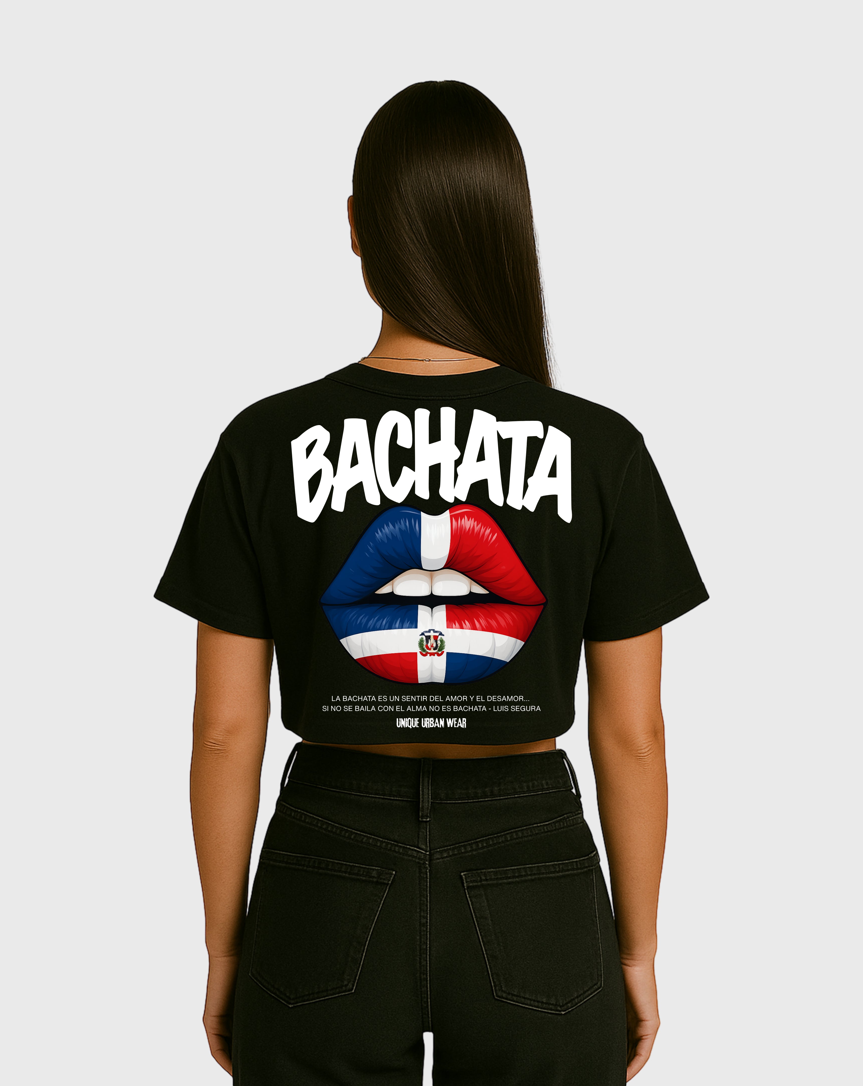 T-shirt Crop Dominican Kiss