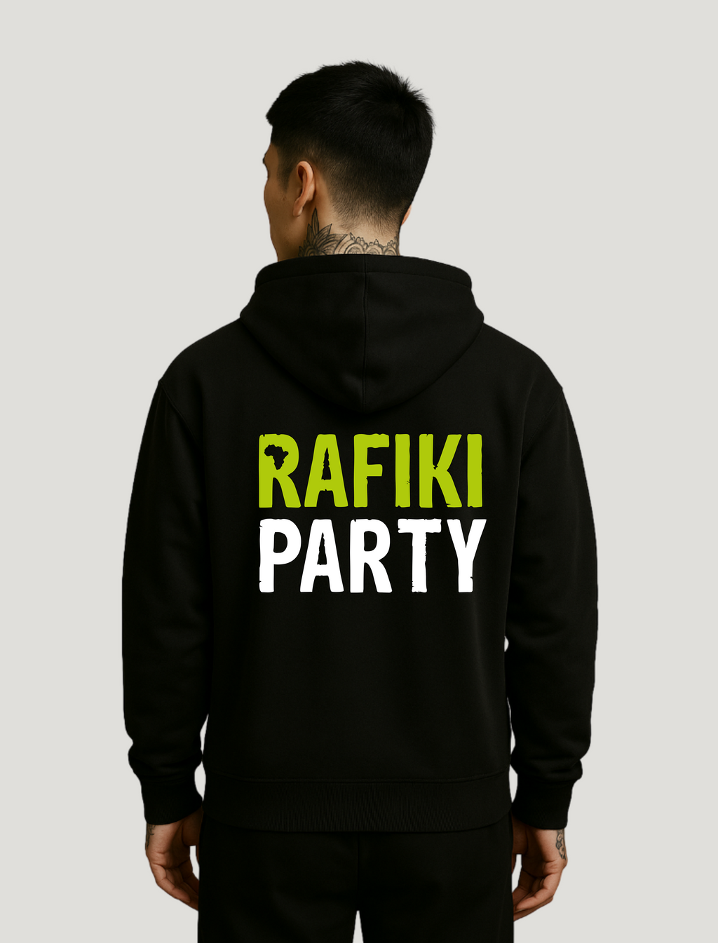Hoodie Oversize - Rafiki Party - Logo