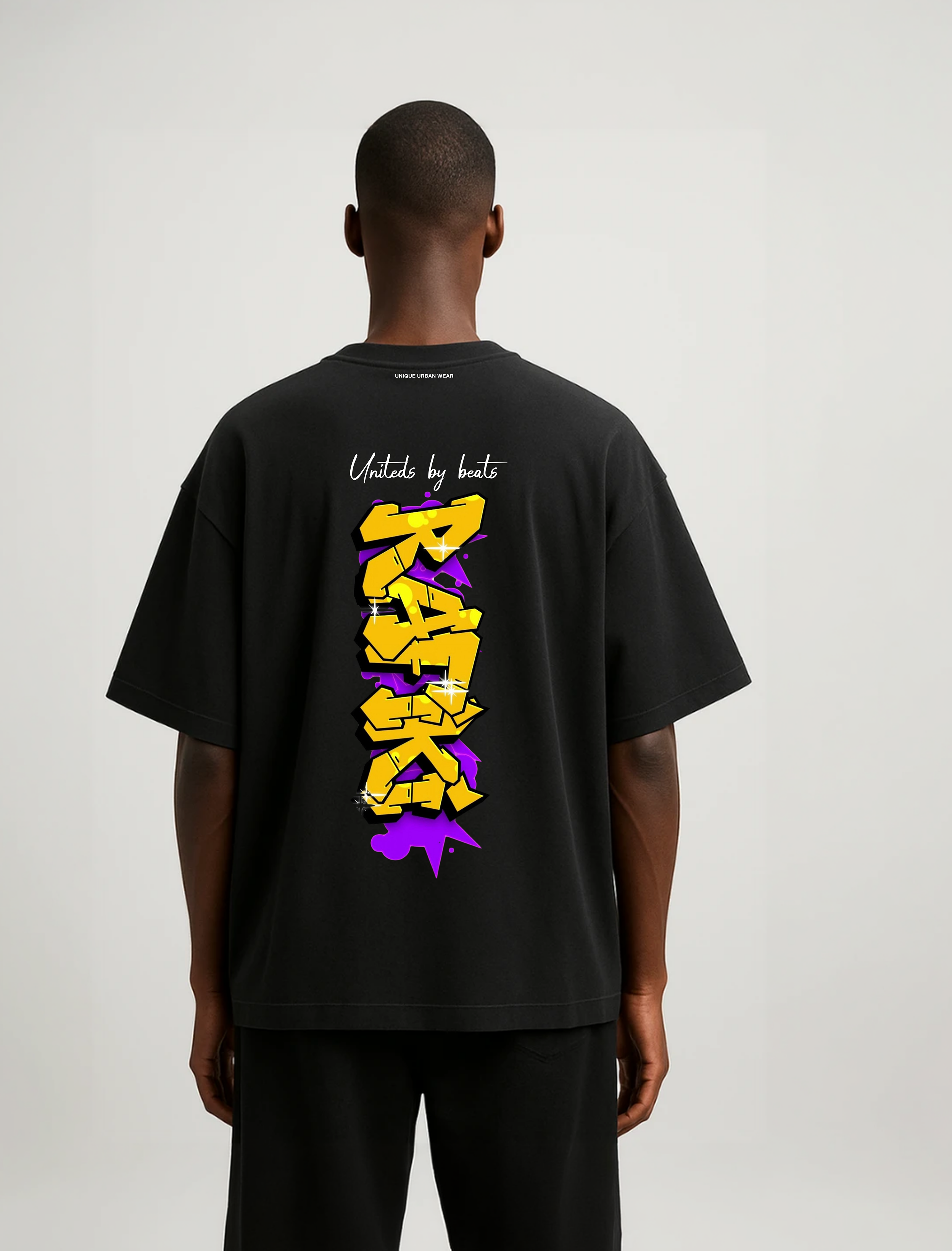 T-shirt Oversize - Rafiki Party - Yellow