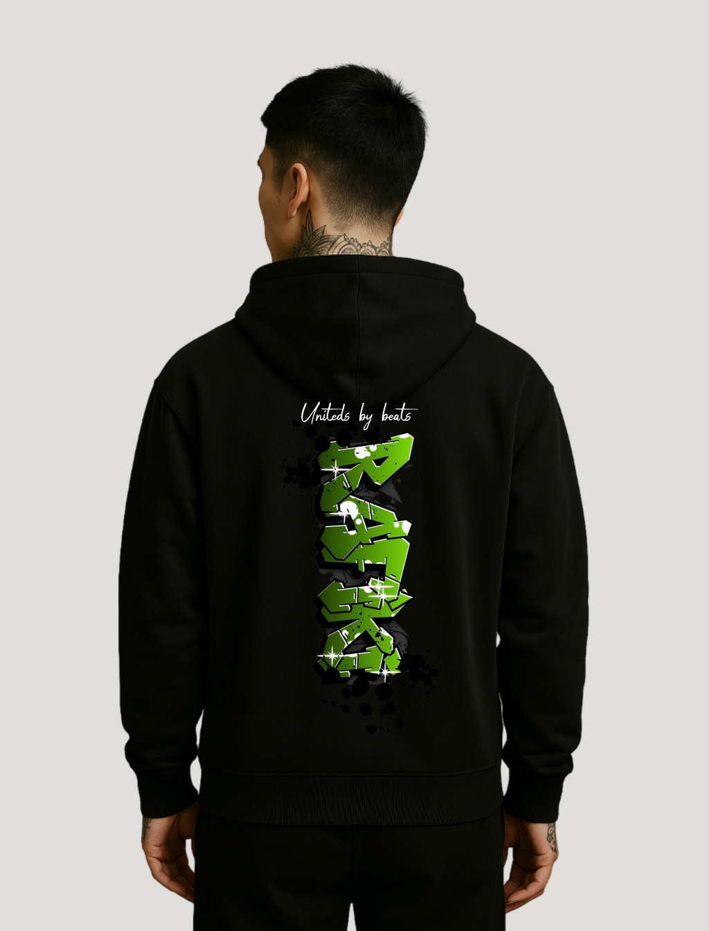 Hoodie Oversize - Rafiki Party - Green