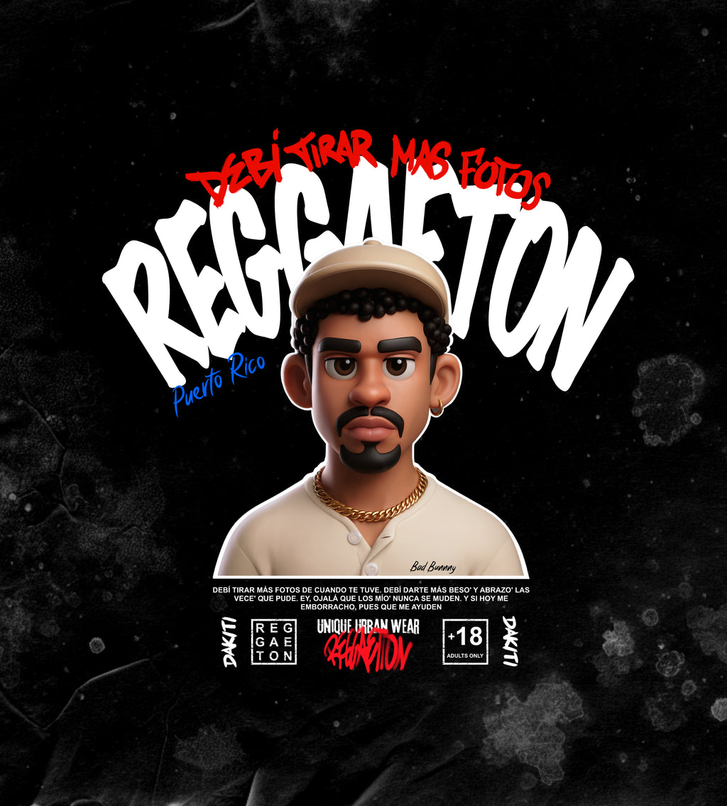 T-shirt Oversize Bad Bunny - Debí tirar más fotos