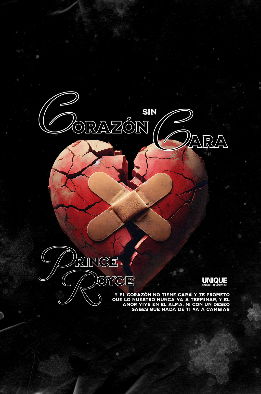 T-shirt Crop Corazon sin Cara