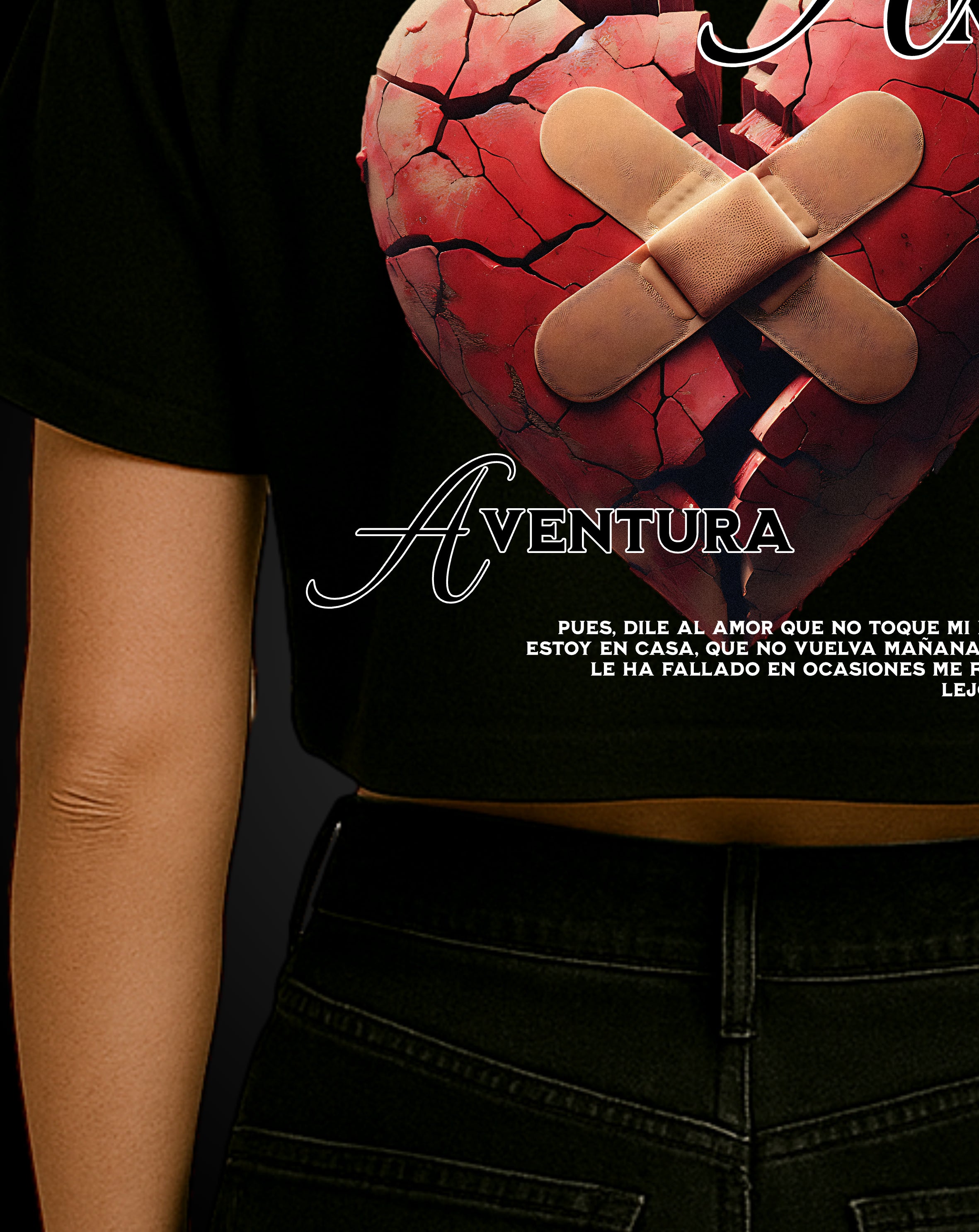 T-shirt Crop Dile al Amor