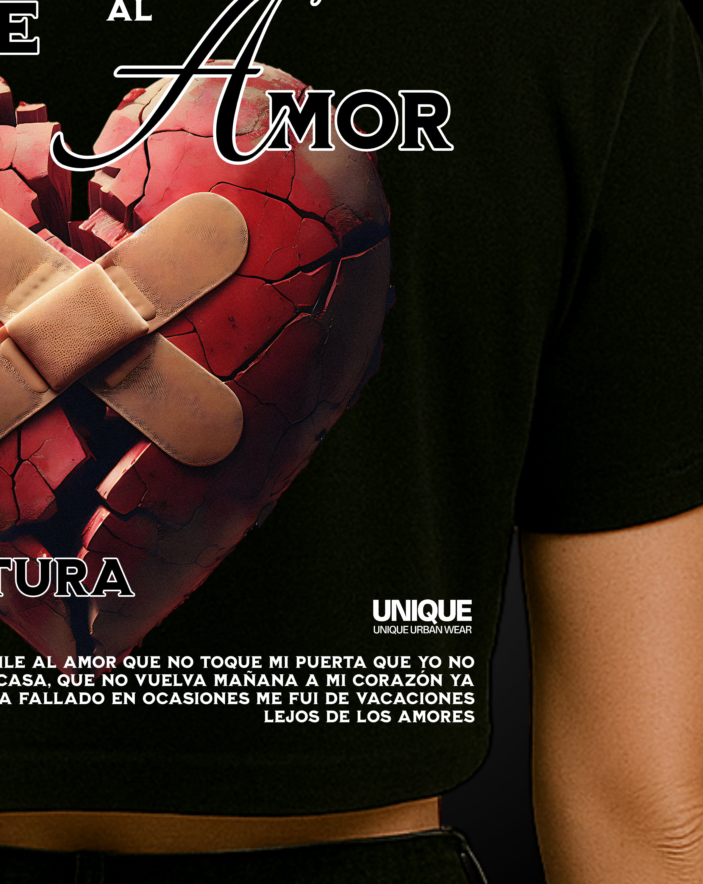 T-shirt Crop Dile al Amor