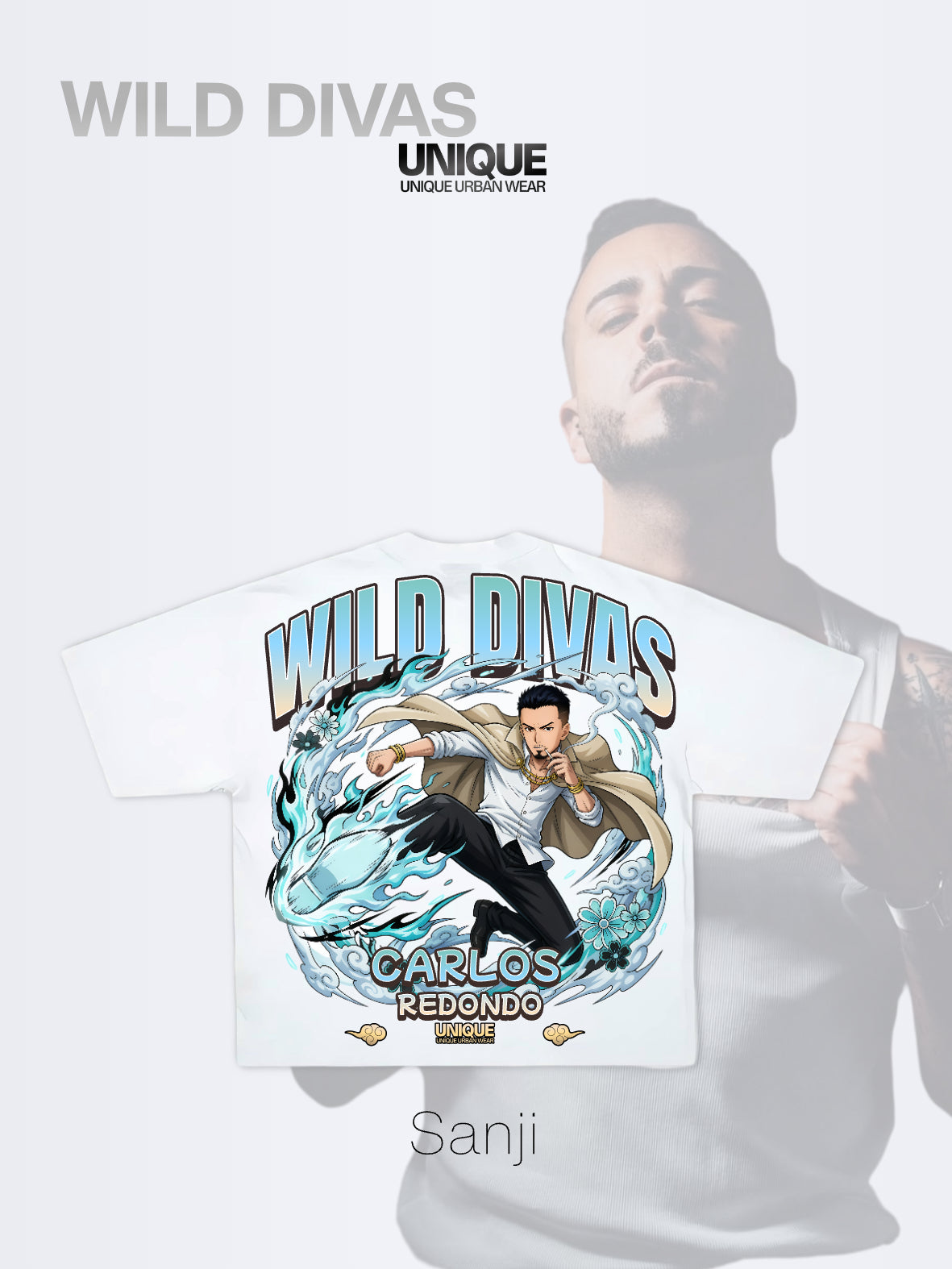 T-shirt oversize Carlos - Wild Divas