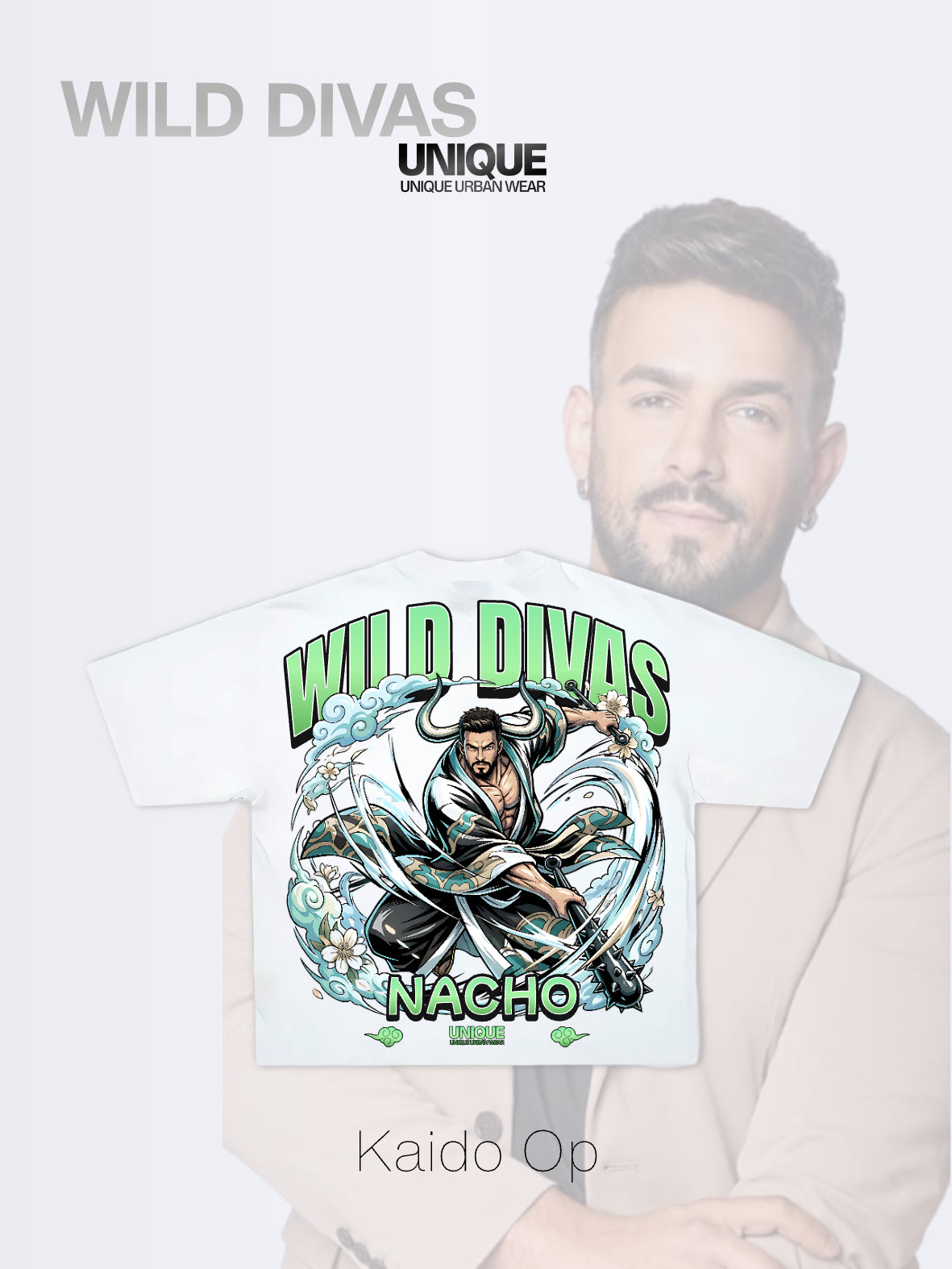 T-shirt oversize Nacho - Wild Divas