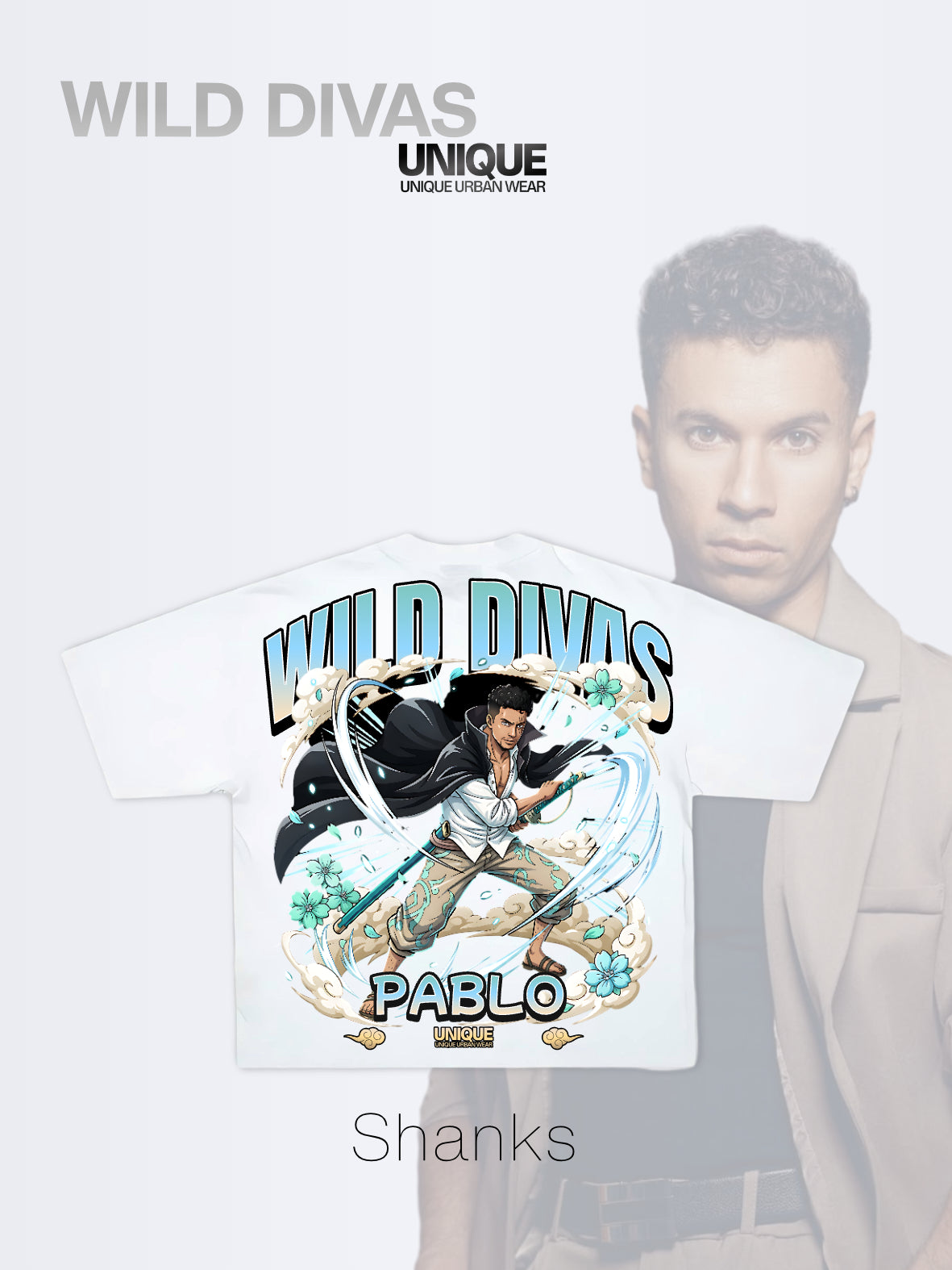 T-shirt oversize Pablo - Wild Divas