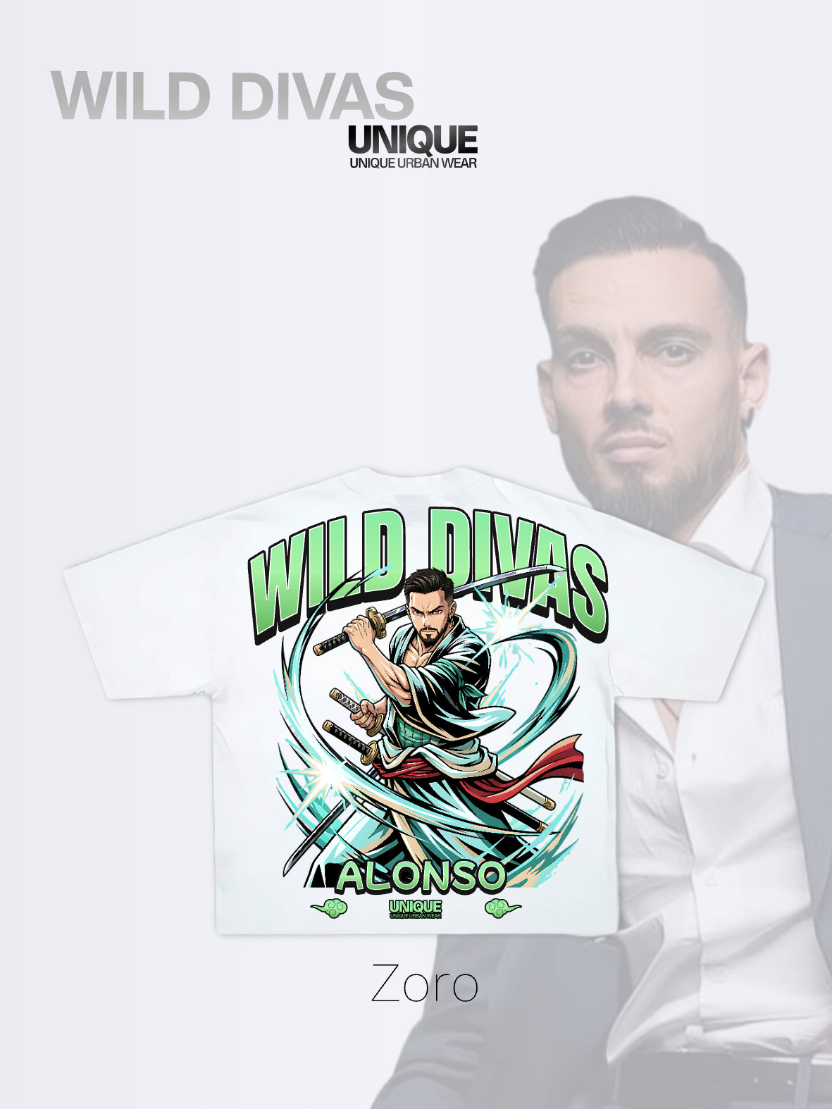 T-shirt oversize Alonso - Wild Divas