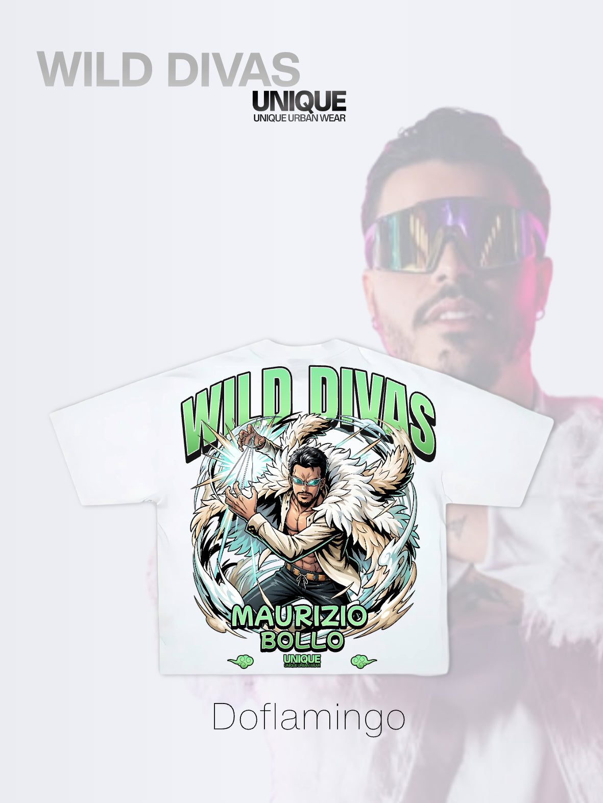 T-shirt oversize Bollo - Wild Divas