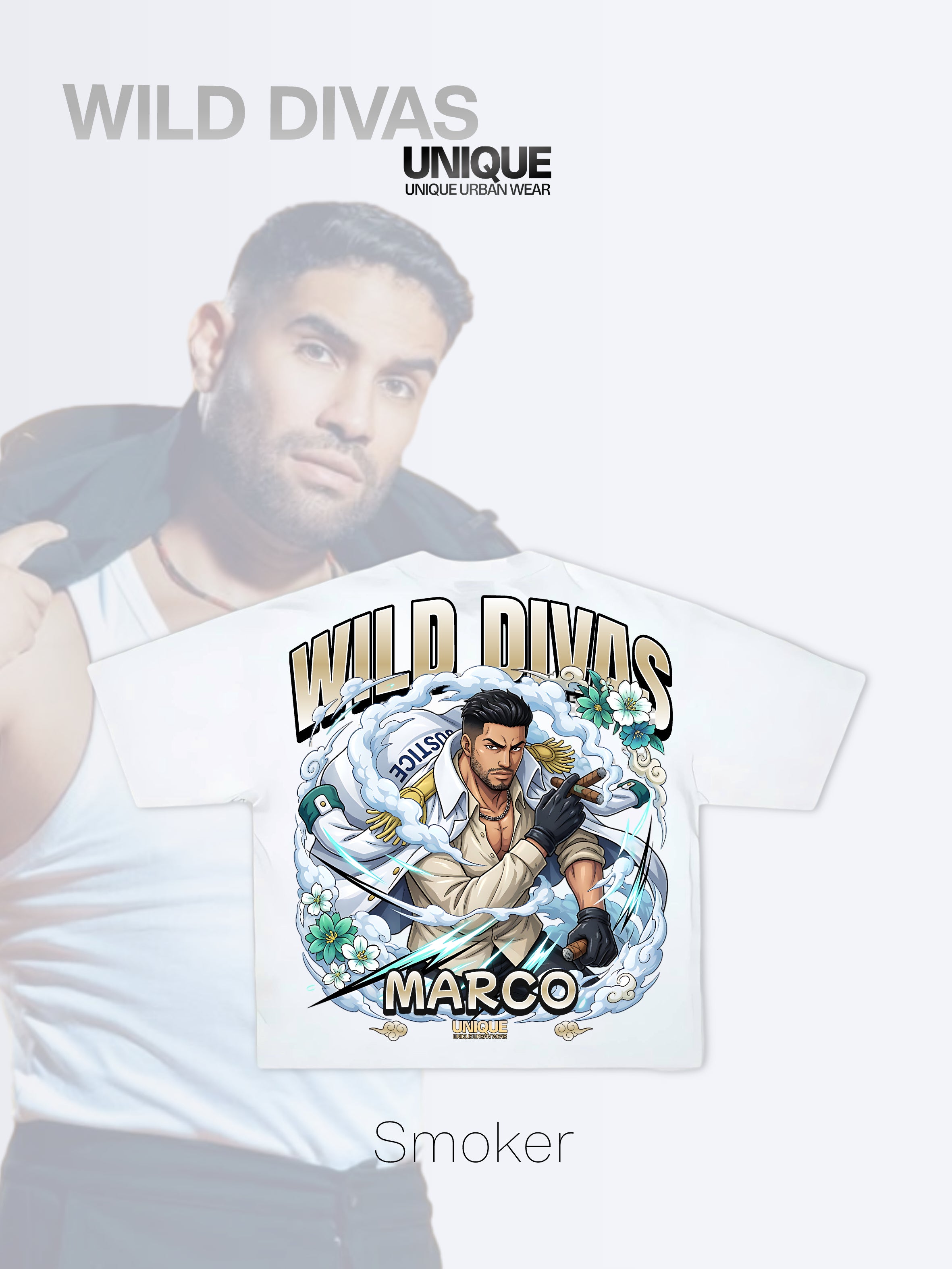 T-shirt oversize Marco - Wild Divas