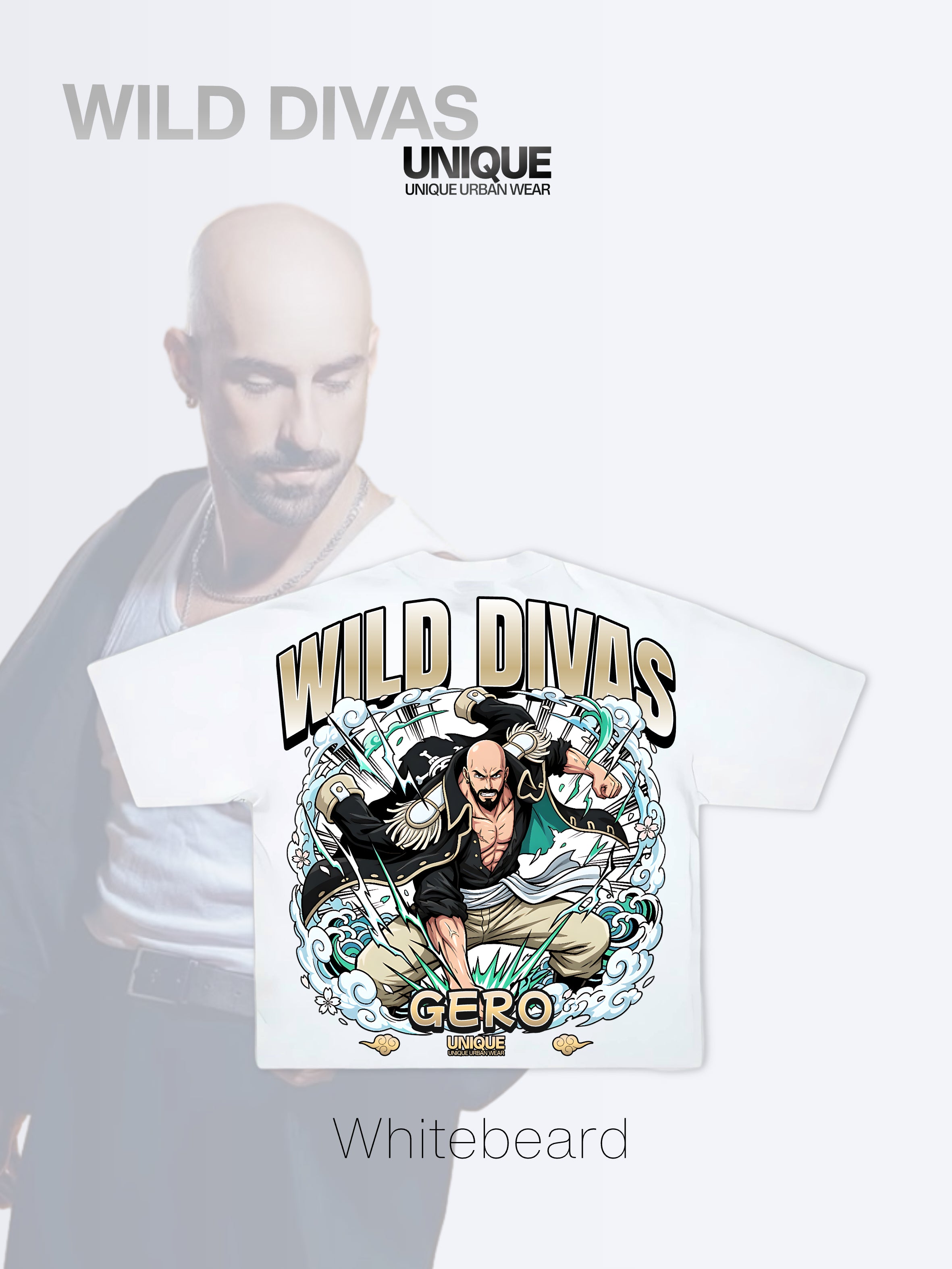 T-shirt oversize Gero - Wild Divas
