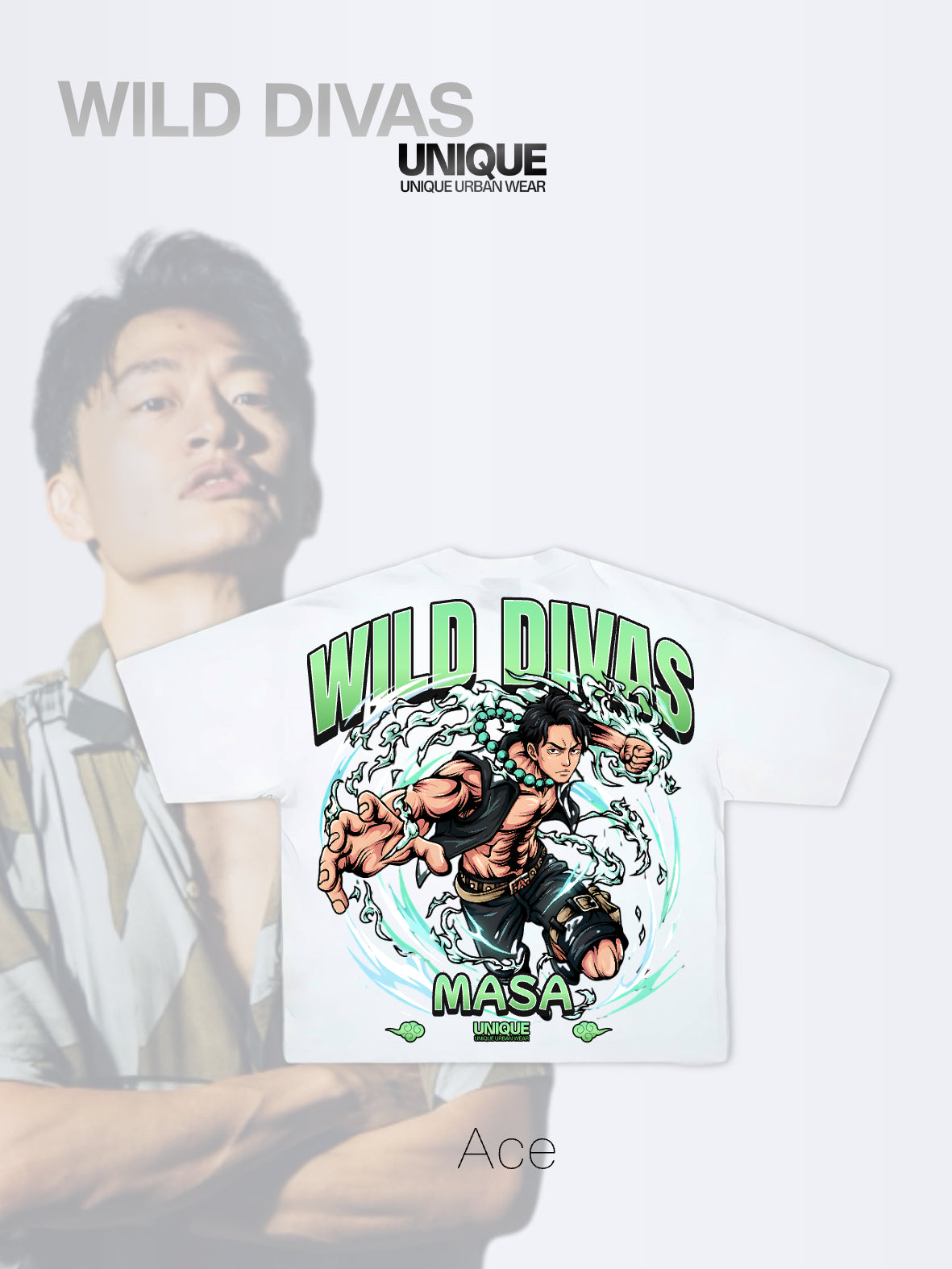 T-shirt oversize Masa - Wild Divas