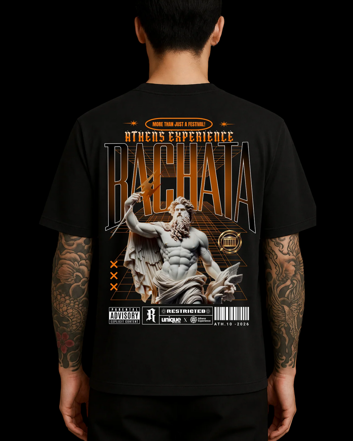 T-shirt Boxy Bachata Athens Experience, ritiro al festival