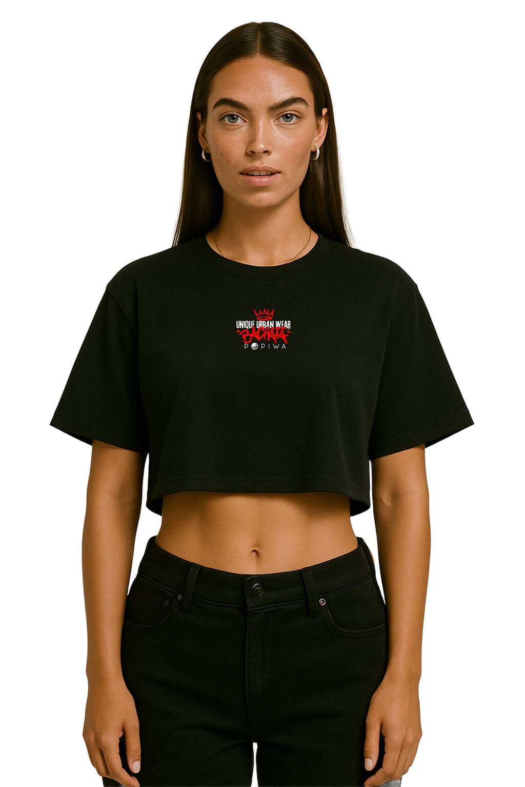 T-shirt Crop Willy y Noura - Bachata Popiwa