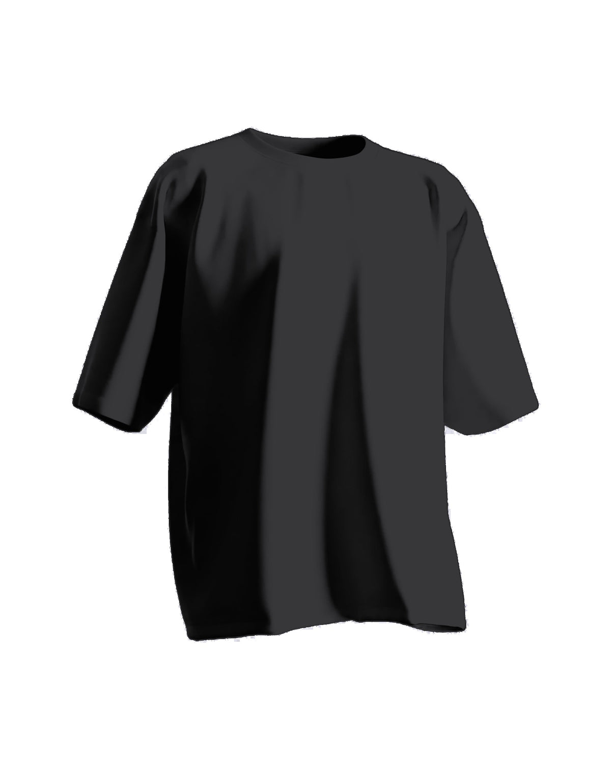 T-shirt Oversize Personalizzata nera